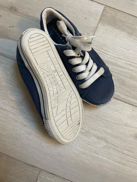 Plátené tenisky higfiger, tommy hilfiger,32