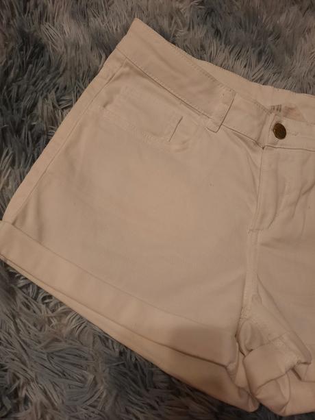 Riflové šortky, h&m,164