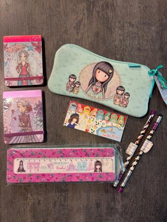 Santoro dievčenský školský set veciciek,