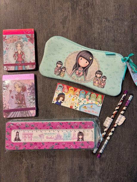 Santoro dievčenský školský set veciciek,