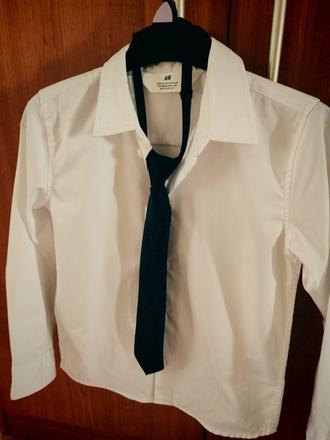 Košeľa hm 116 a kravata, h&m,116