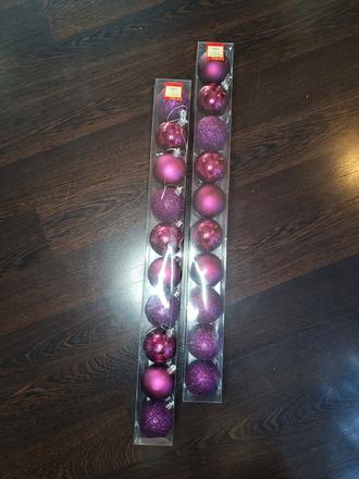 Vianočné gule na strocek 20ks,