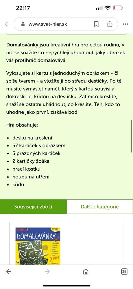 Efko domaľovanky hra s kriedou,