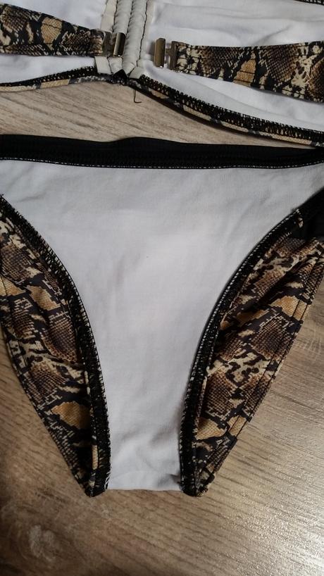 Plavky s hadim vzorom, s