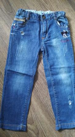 Tenké riflové nohavice, disney,98