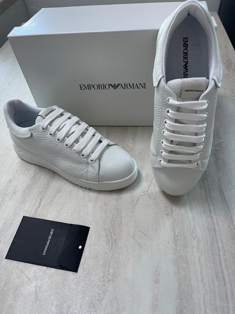 Emporio armani nove kožené tenisky, armani,39