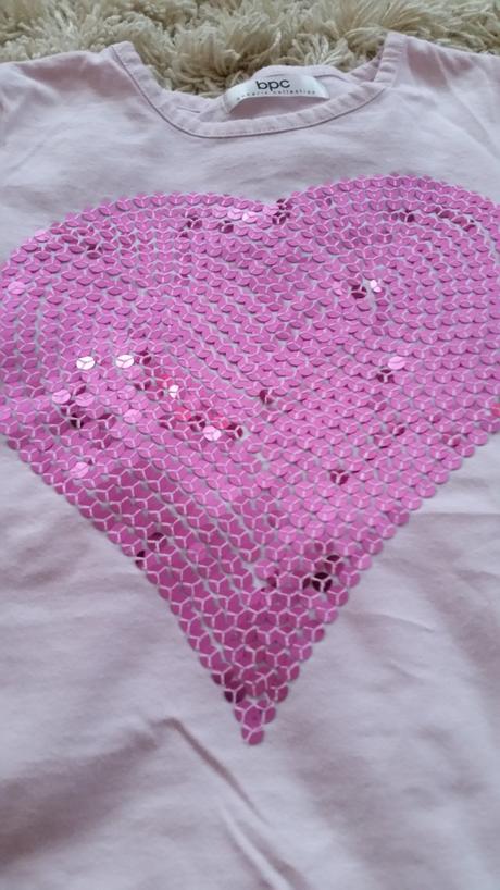 Tricko s flitrami, bonprix,104