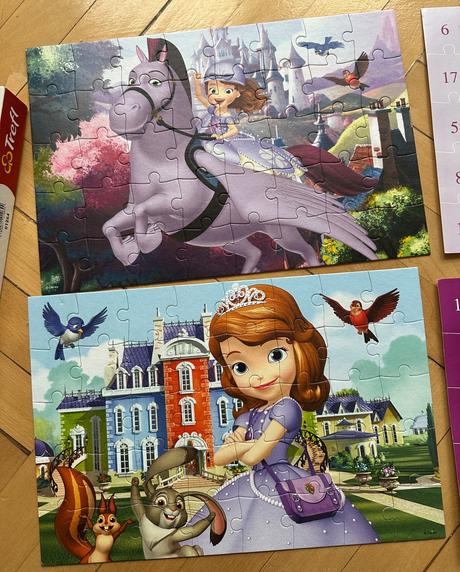 Puzzle sofia prvá 2obrázky za 4eur,