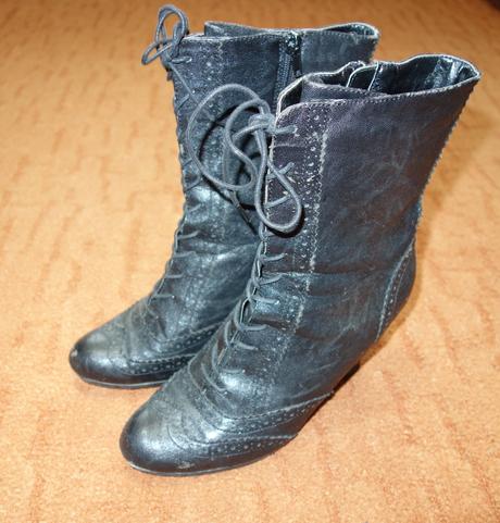 Dámske čierne čižmičky graceland, graceland,38