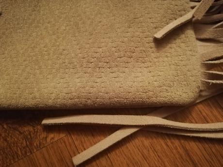 Kabelka massimo dutti z brusenej kože, 