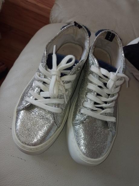 Zara strieborné tenisky, zara,37