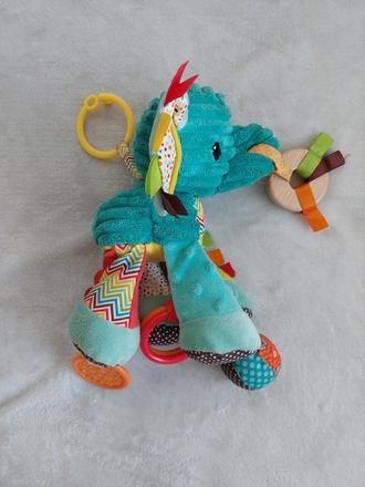 Baby závesný interaktívny sloník 3v1,