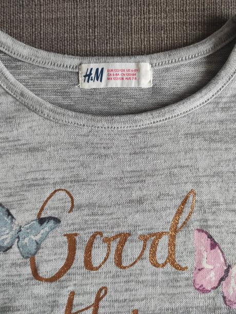 Šedý svetrík, h&m,122