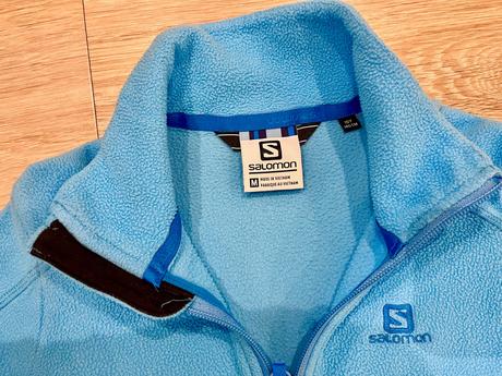 Hrubá fleece mikina salomon 10r., salomon,140