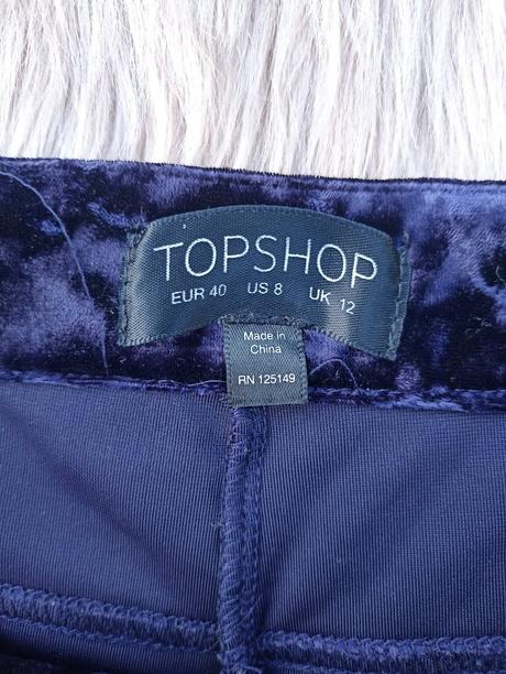 Sexy zamatové šortky, topshop,l