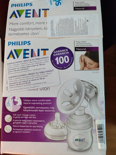 Avent odsávačka mlieka a dve avent fľašky, 