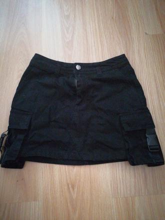 Čierna minisukňa, xs