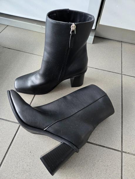 Čierne čižmy vel.39, h&m,39