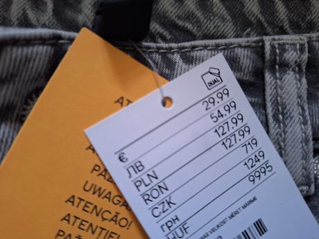Široké rifle, h&m,40