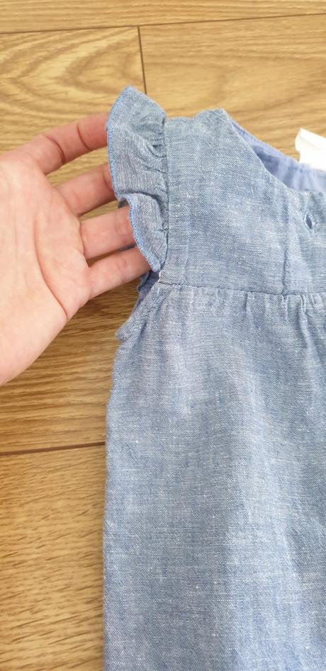 Ľanový overal h&m exclusive veľ.62 ako nový, h&m,62