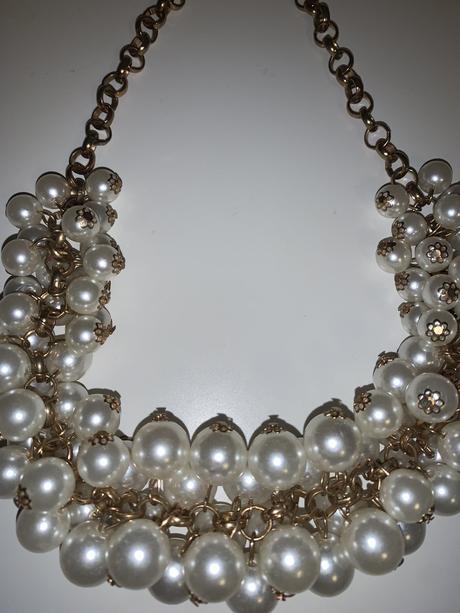 Náhrdelník s perličkami, zara