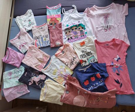 Tričká s krátkym rukávom cca na 8r., 128