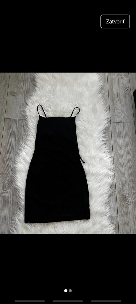 Čierne mini šaty, sinsay,m