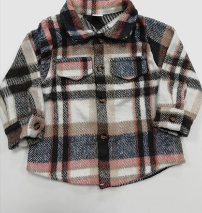 Karo teplá košeľová bundička košeľa 80/86, 86
