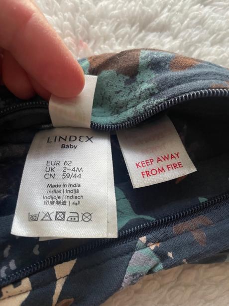 Tmavomodre pyzamo lesne zvieratka lindex, lindex,62