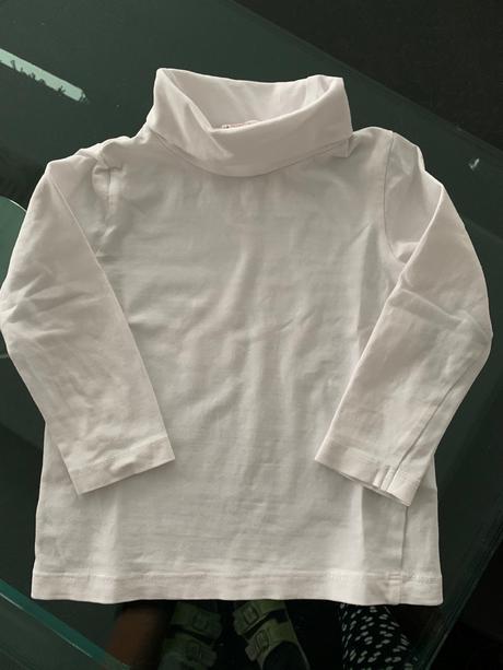 H&m bavlneny dievčenský rolacik 86-92, h&m,92