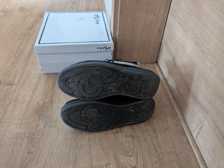 Zimné kožené topánky, filii,36