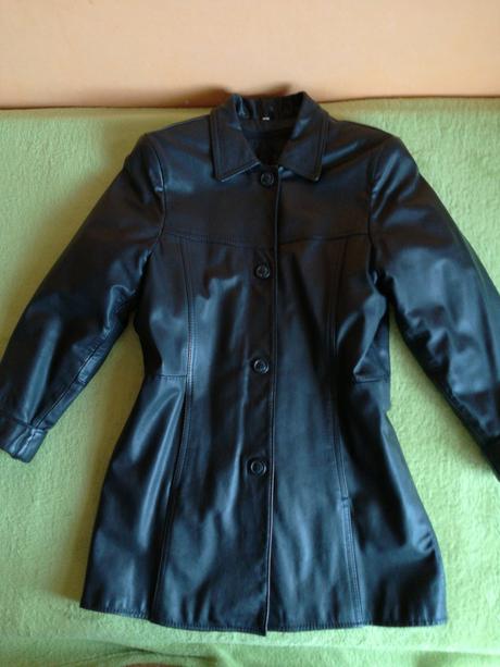 Kožený kabát aj ako darček, m