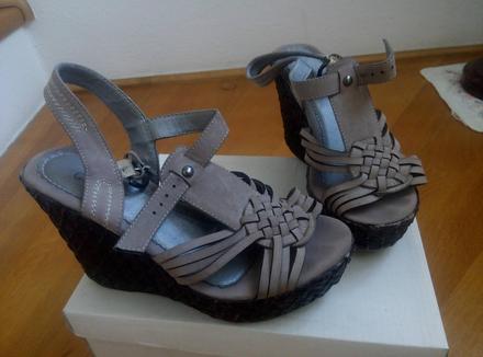 Kožené sandále, 36