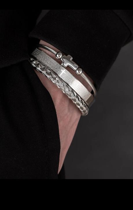 Krasny naramok s krizikom.uni.chir.ocel.novy, 