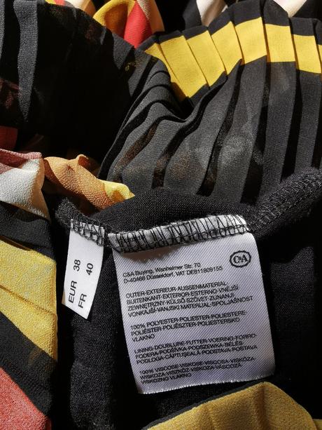 Nové plisovanej šaty s podšívkou, c&a,40