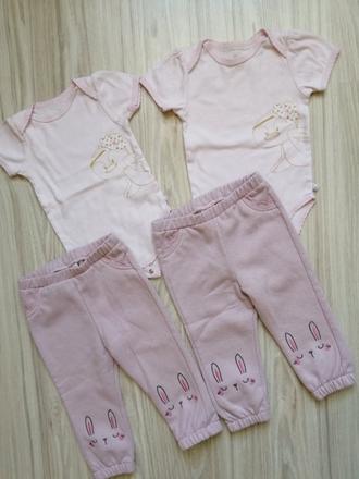 2 ks body + 2ks tepláčky č. 80, 80