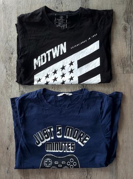 2 chlapčenské letné trička, h&m,170