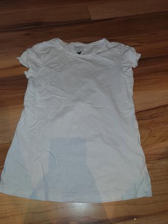 Tričko biele basic 146-152, 146