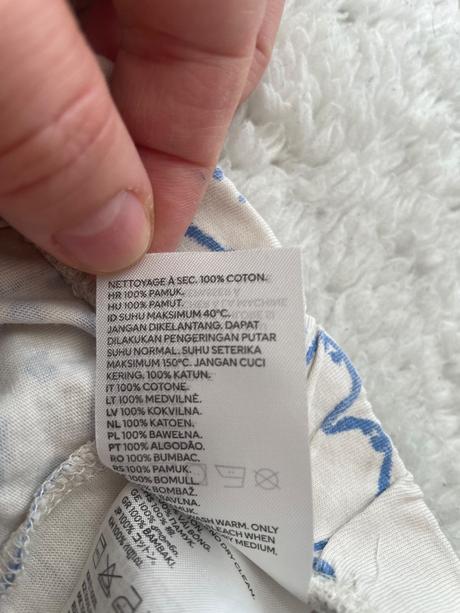 Kremova suprava zvieratka h&m, h&m,104