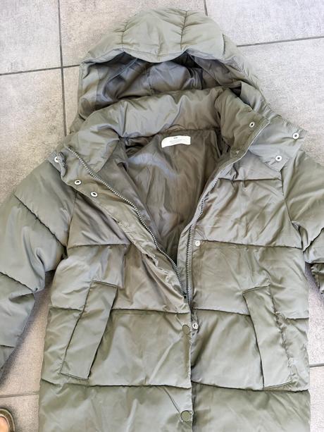 Zimná dlhá bunda, h&m,146