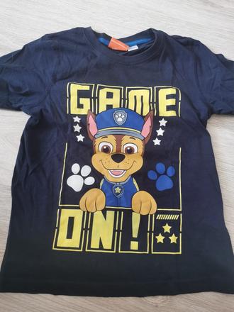 Tričko paw patrol 6-8rokov, nickelodeon,128