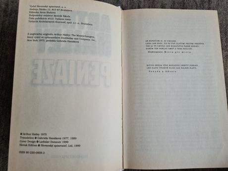 Peniaze (arthur hailey), 