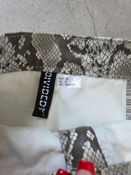 Koženková sukňa xxs, h&m,xs