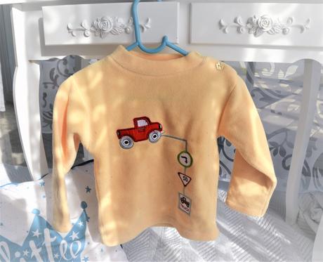 Flísová teplučká mikina-98/104, 98