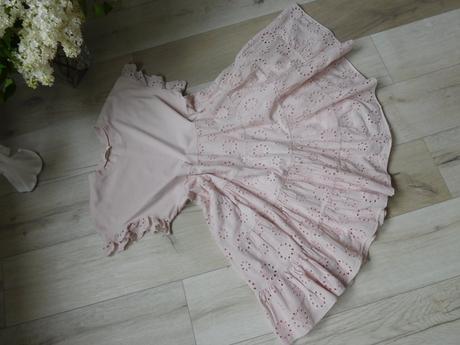 Šatočky bavlnená krajková látka oversize -36,,