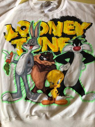 Mikina looney tunes nová, pull&bear,s