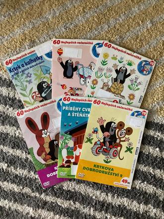 Dvd krtkova dobrodružství 6ks, 