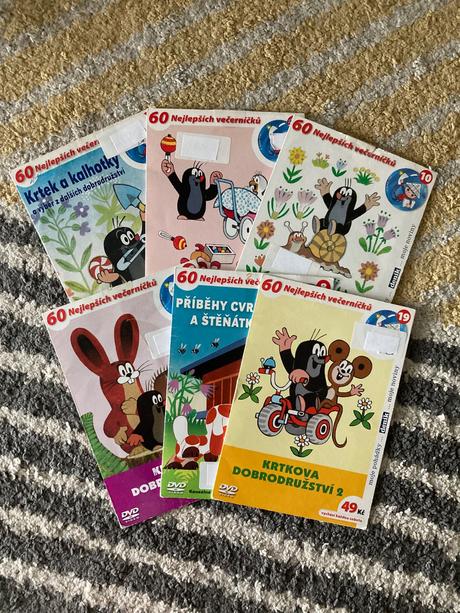 Dvd krtkova dobrodružství 6ks, 