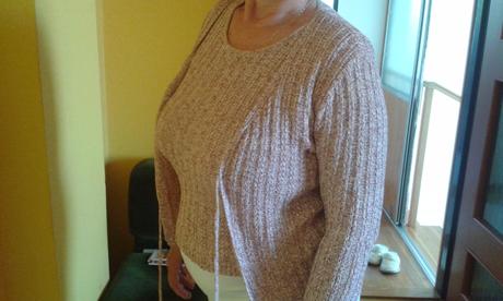 Dvojdielna pletená blúzka, 38