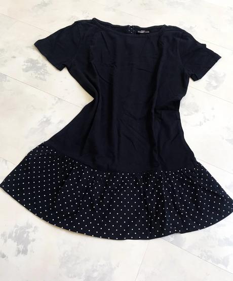 Bavlnené tričko peplum pop, crashone,158